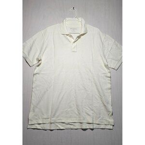 Eddie Bauer Polo Shirt Men’s Large Plain White Short Sleeve New Without Tags